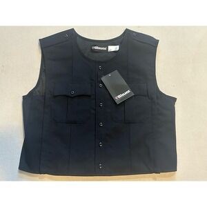 Blauer Dark Navy Armor Skin Vest sz.L T Wool Blend Outer Armor Carrier 8470 NWT